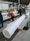 Short-fiber geotextile