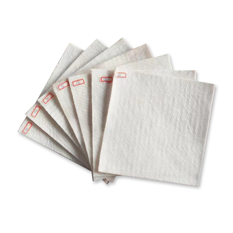 Short-fiber geotextile