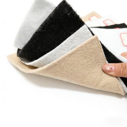 Short-fiber geotextile
