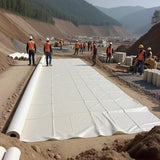 Short-fiber geotextile