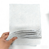 Short-fiber geotextile