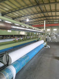 Short-fiber geotextile