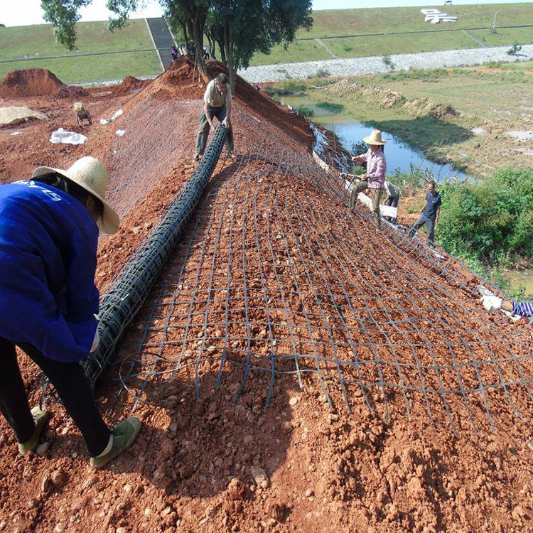 Steel-Plastic Geogrid