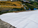 Short-fiber geotextile