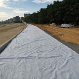 Short-fiber geotextile