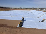 Short-fiber geotextile